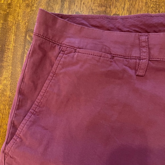 Burgundy shorts, 40, NWOT - Picture 3 of 8